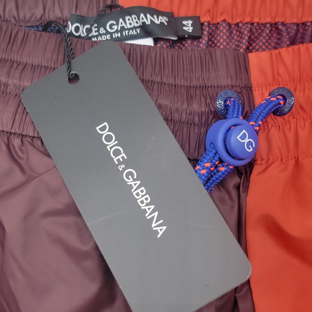 Dolce & Gabbana Men's Panelled Drawstring Track Pants Joggers XS New w/ Tags $1K